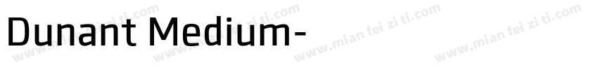 Dunant Medium字体转换
